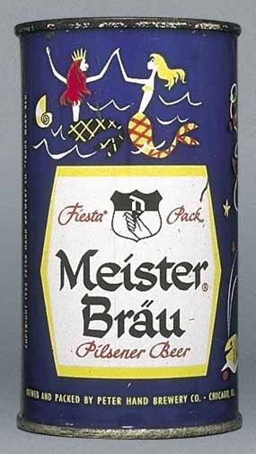 Meister Brau Pilsener Beer Flat Top Can