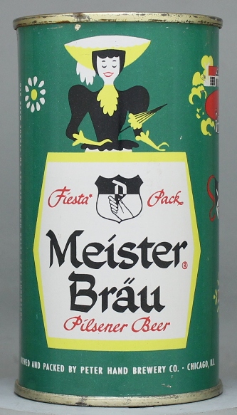 Meister Brau Pilsener Beer Flat Top Can