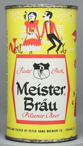 Meister Brau Pilsener Beer Flat Top Can