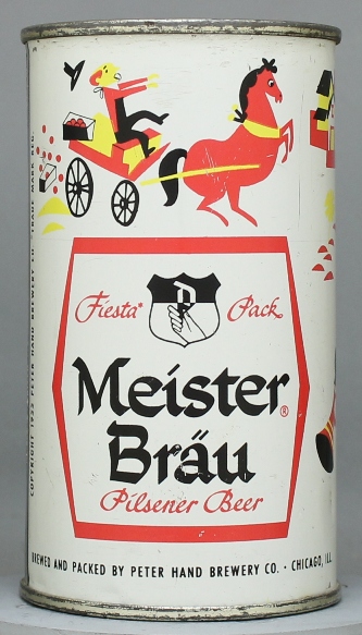 Meister Brau Pilsener Beer Flat Top Can