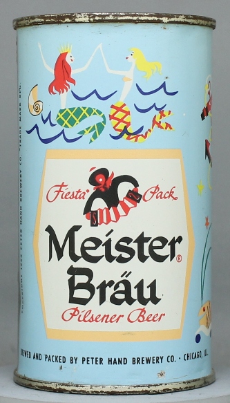 Meister Brau Pilsener Beer Flat Top Can