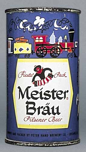 Meister Brau Pilsener Beer Flat Top Can