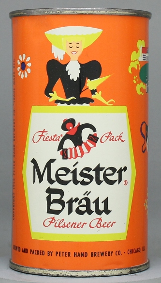 Meister Brau Pilsener Beer Flat Top Can