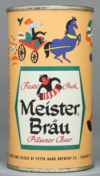 Meister Brau Pilsener Beer Flat Top Can