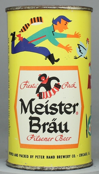Meister Brau Pilsener Beer Flat Top Can