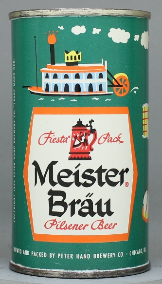 Meister Brau Pilsener Beer Flat Top Can