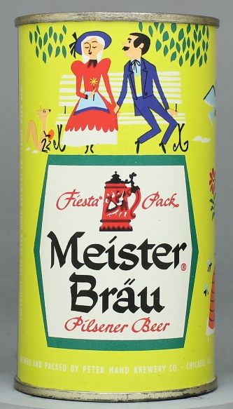 Meister Brau Pilsener Beer Flat Top Can
