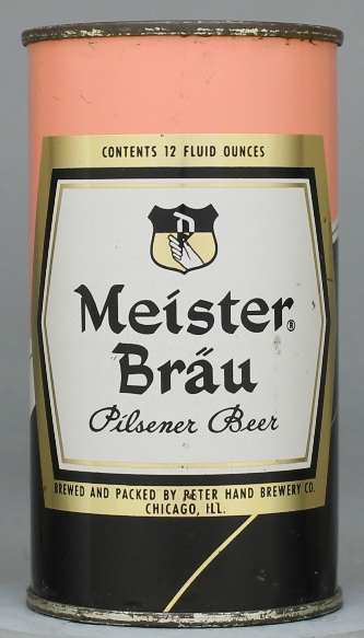 Meister Brau Pilsener Beer Flat Top Can