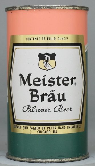 Meister Brau Pilsener Beer Flat Top Can