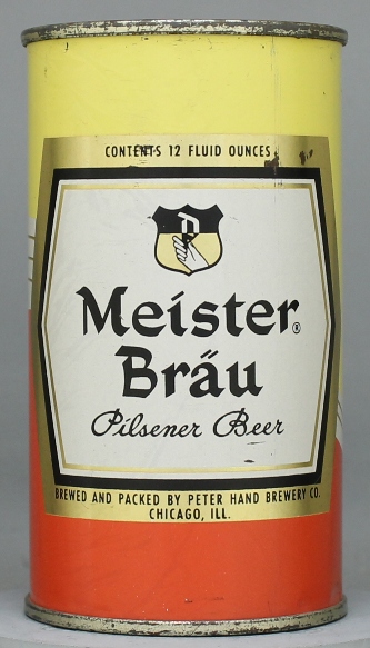 Meister Brau Pilsener Beer Flat Top Can