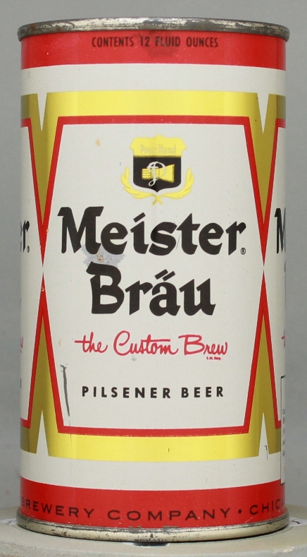 Meister Brau Pilsener Beer Flat Top Can