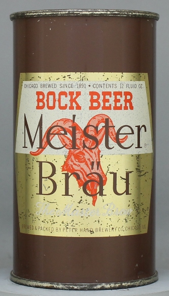Meister Brau Bock Flat Top Can