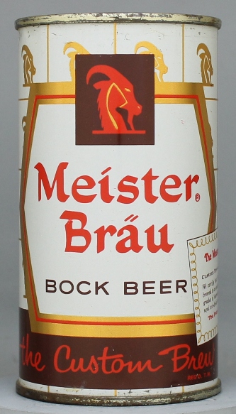 Meister Brau Bock Flat Top Can