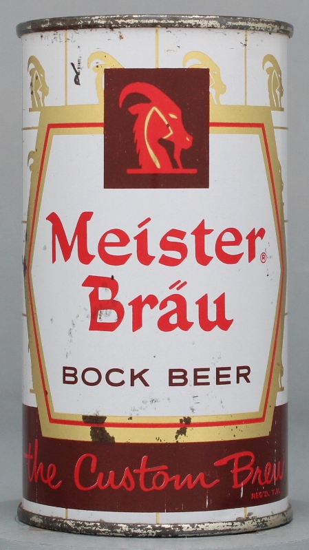 Meister Brau Bock Flat Top Can