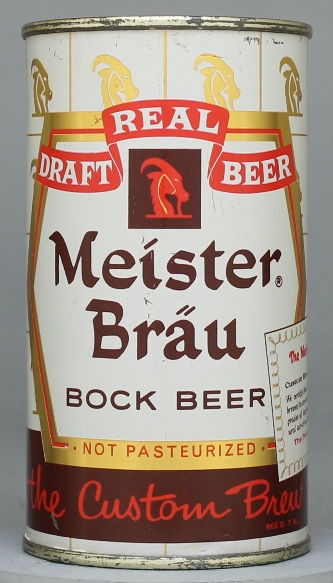 Meister Brau Real Draft Bock Flat Top Can