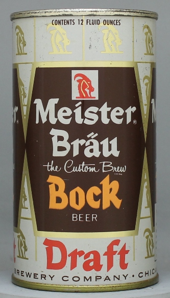 Meister Brau Draft Bock Flat Top Can
