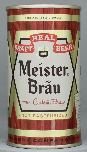Meister Brau Real Draft Flat Top Can