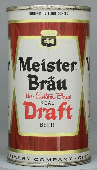 Meister Brau Real Draft Beer Draft Flat Top Can