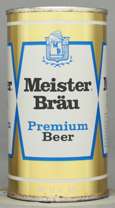 Meister Brau Premium Beer Beer Flat Top Can