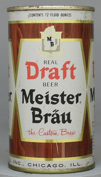 Meister Brau Real Draft Flat Top Can