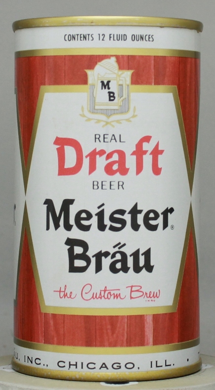 Meister Brau Real Draft Flat Top Can