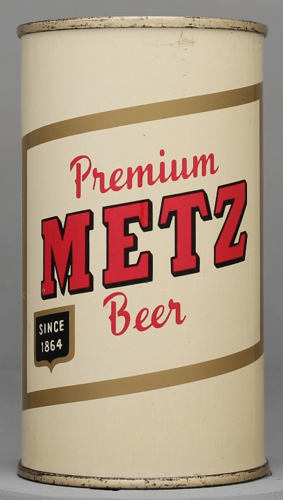 Metz Premium Beer Flat Top Can