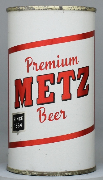 Metz Premium Beer Flat Top Can