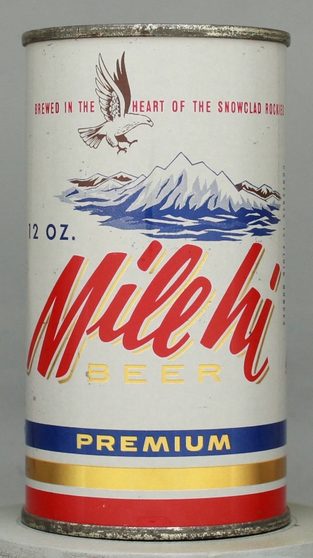 Mile Hi Premium Beer Flat Top Can