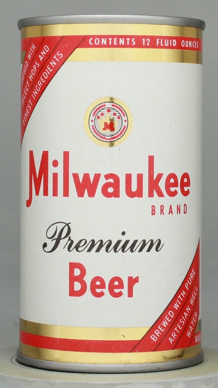 Milwaukee Brand Beer Flat Top Can
