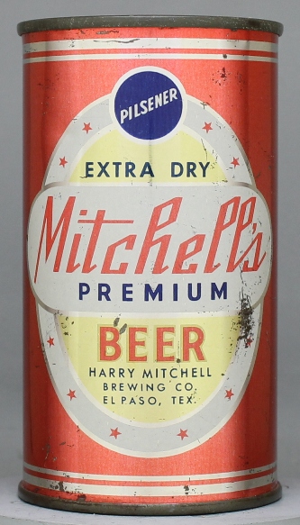 Mitchell's Extra Dry Premium Beer Flat Top Can
