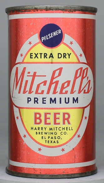 Mitchell's Extra Dry Premium Beer Flat Top Can