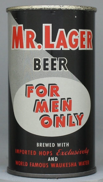 Mr. Lager Beer Flat Top Can