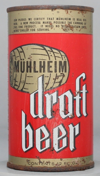 Muhlheim Draft Flat Top Can