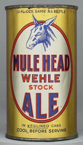 Mule Head Stock "wehle" Ale Flat Top Can