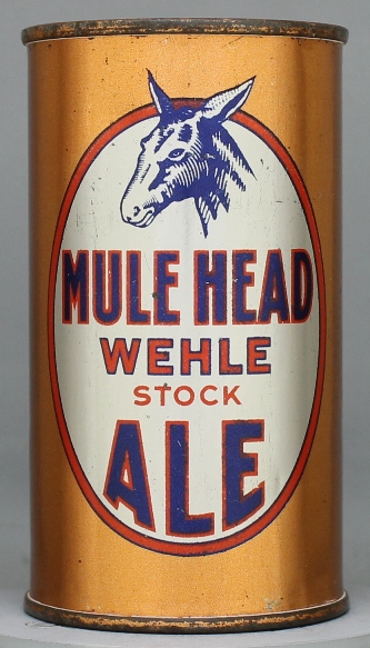 Mule Head Stock "wehle" Ale Flat Top Can