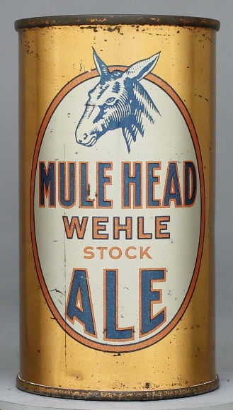 Mule Head Stock "wehle" Ale Flat Top Can