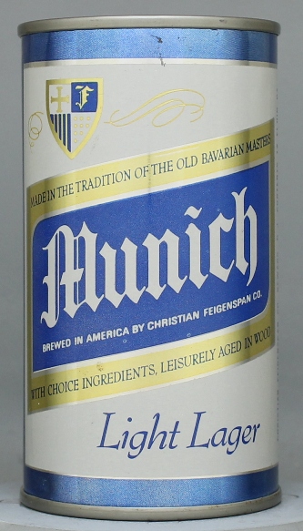 Munich Light Lager Beer Flat Top Can