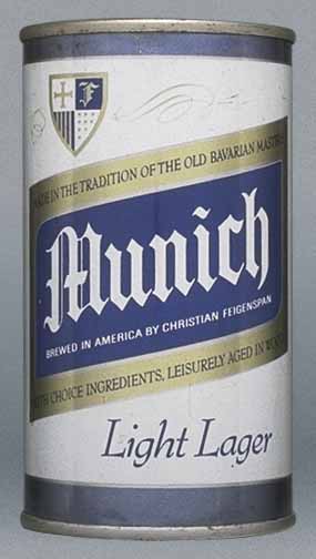 Munich Light Lager Beer Flat Top Can