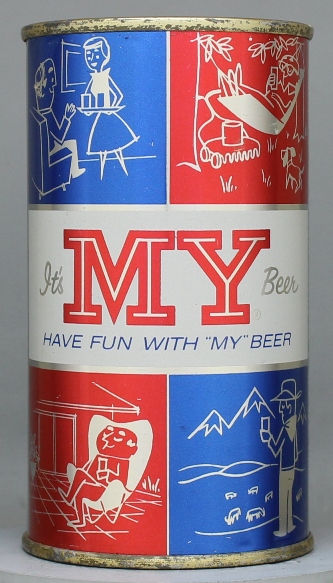 My Beer Flat Top Can