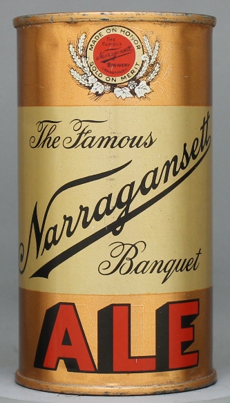 Narragansett Banquet Ale Flat Top Can