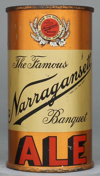 Narragansett Banquet Ale Flat Top Can