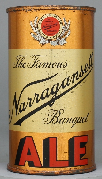 Narragansett Banquet Ale Flat Top Can