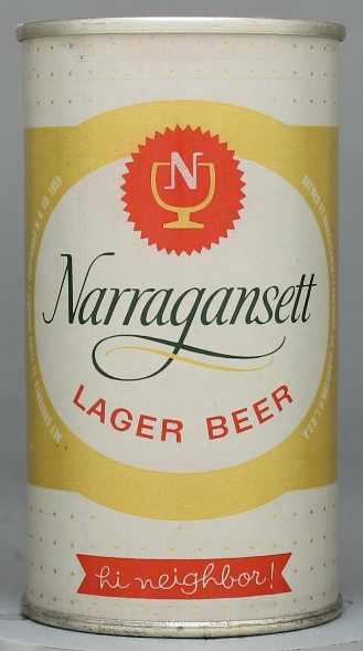 Narragansett Beer Flat Top Can