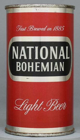 National Bohemian Light Beer Flat Top Can
