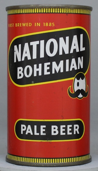 National Bohemian Pale Beer Flat Top Can