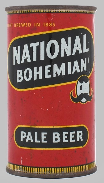 National Bohemian Pale Beer Flat Top Can