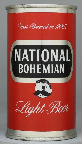 National Bohemian Light Beer Flat Top Can