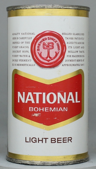 National Bohemian Light Beer Flat Top Can