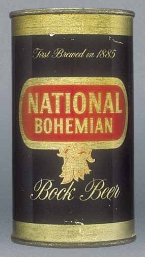 National Bohemian Bock Flat Top Can