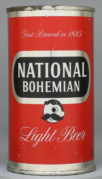 National Bohemian Light Beer Flat Top Can